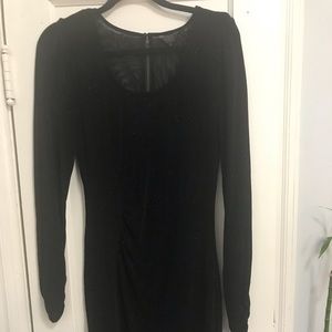 Little Black Glittery Dress